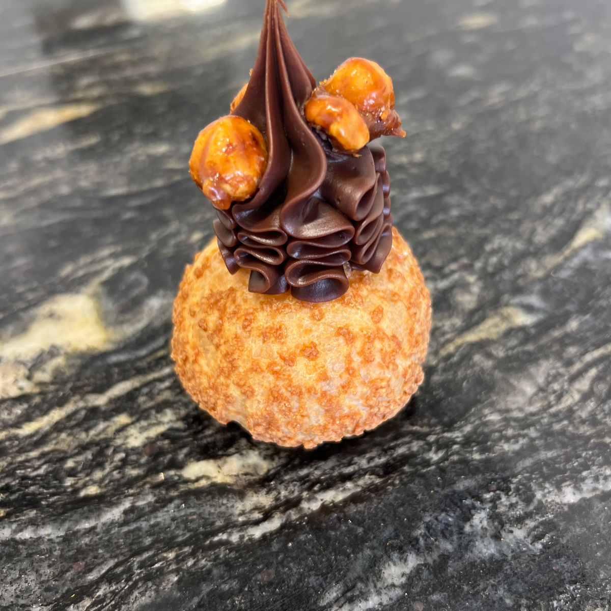 Chocolate Custard Choux-Nut